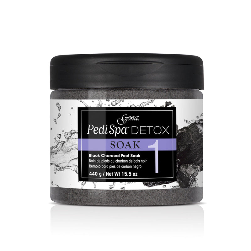 PEDI SPA SOAK CHARCOAL 15.5OZ